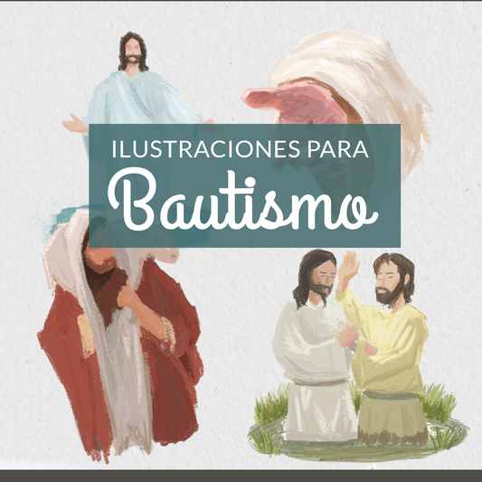 Pack Ilustraciones Bautismo